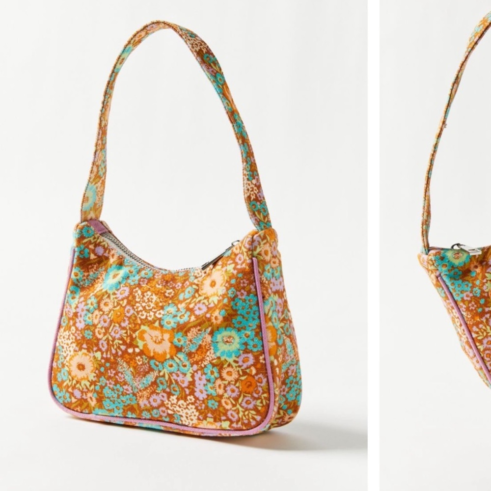 UO Jamie printed baguette bag